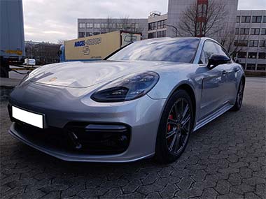 Porsche Panamera 4S vorne nachher